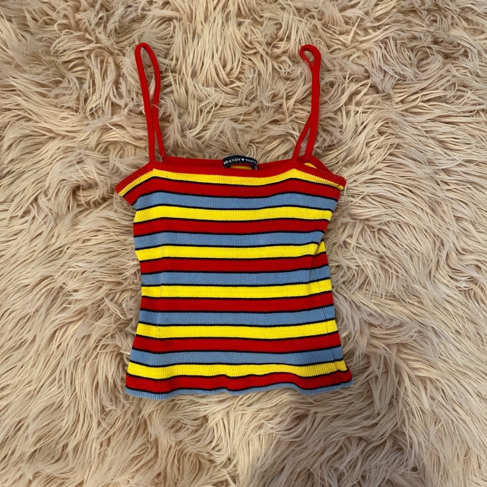 brandy melville striped tank